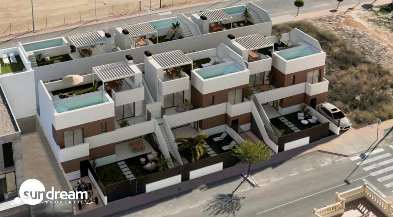 g_43040-10-15 Bungalow de planta baja con 2 dormitorios y piscina privada a la venta en San Pedro del Pinatar