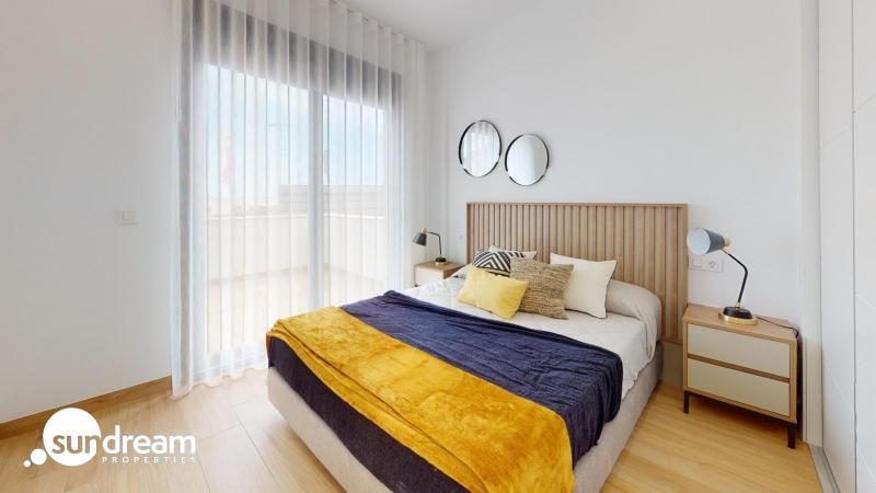 g_43091-4-16 Bungalow de planta baja con 2 dormitorios y 2 amplias terrazas en Los Balcones(Torrevieja)