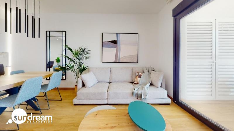Bungalow de planta baja con 2 dormitorios y 2 amplias terrazas en Los Balcones(Torrevieja)