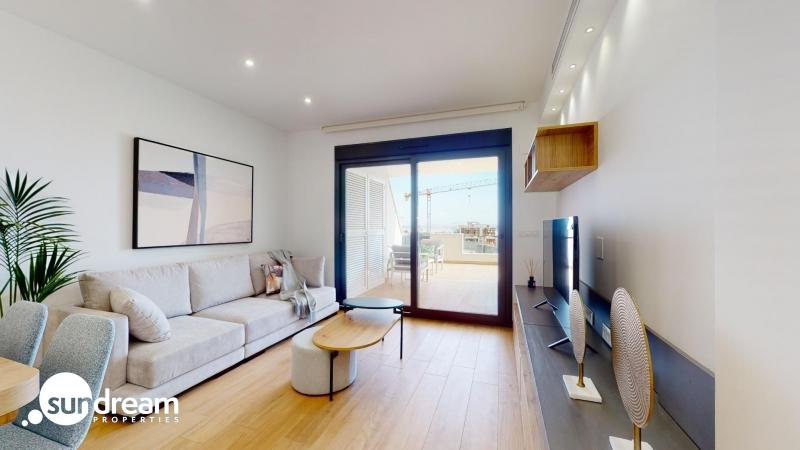 Bungalow de planta baja con 2 dormitorios y 2 amplias terrazas en Los Balcones(Torrevieja)