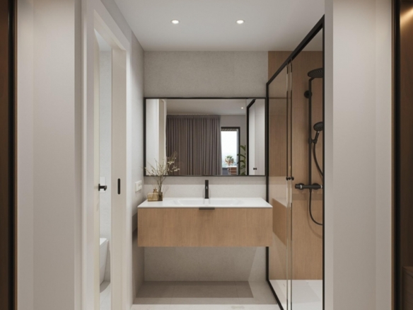 Apartamento de lujo con 2 dormitorios en venta en el Santa Rosalia Lake and Life Resort(Murcia)