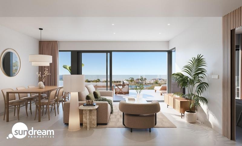 Apartamento de lujo con 2 dormitorios en venta en el Santa Rosalia Lake and Life Resort(Murcia)
