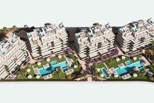 Apartamento de lujo con 2 dormitorios en venta en el Santa Rosalia Lake and Life Resort(Murcia)