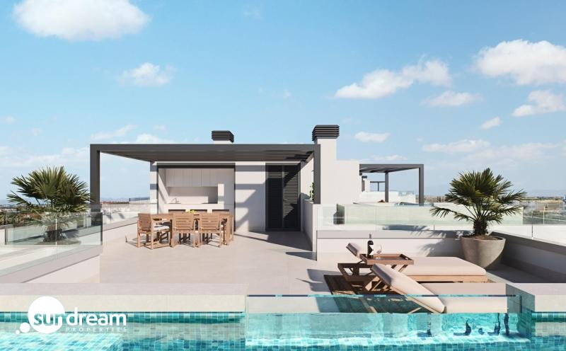 Apartamento de lujo de 3 dormitorios en venta en el Santa Rosalia Lake and Life Resort(Murcia)