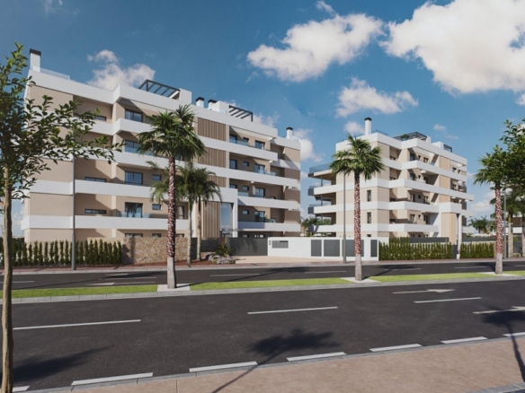 Apartamento de lujo de 3 dormitorios en venta en el Santa Rosalia Lake and Life Resort(Murcia)