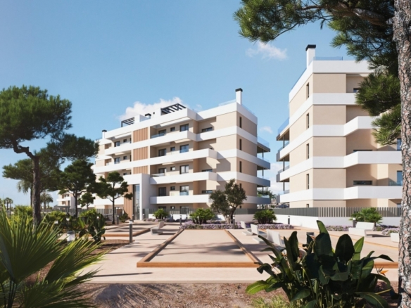 Ático de 3 dormitorios con solarium privado y jacuzzi en el Santa Rosalia Lake – Murcia