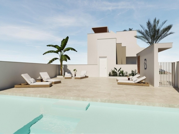 Apartamento de planta baja con 2 dormitorios y amplia terraza en venta(San Pedro del Pinatar)