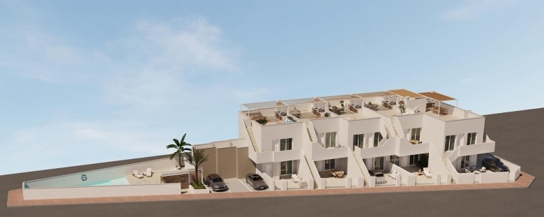 Apartamento de planta baja con 2 dormitorios y amplia terraza en venta(San Pedro del Pinatar)