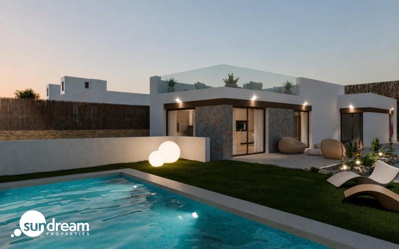 g_43137-22-1 Villa independiente en una planta de 3 dormitorios con excelentes vistas panorámicas en Balcón de Finestrat