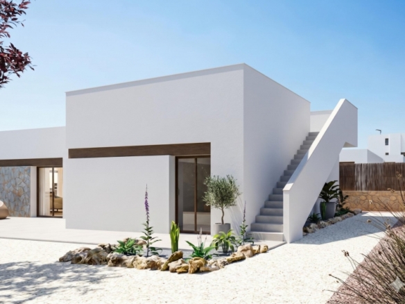 Villa independiente en una planta de 3 dormitorios con excelentes vistas panorámicas en Balcón de Finestrat