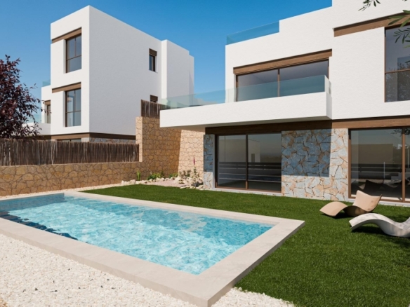 Villa de dos plantas con 3 dormitorios con vistas panorámicas en venta en Balcón de Finestrat