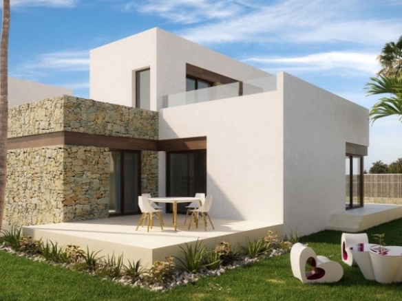Villa de dos plantas con 3 dormitorios con vistas panorámicas en venta en Balcón de Finestrat