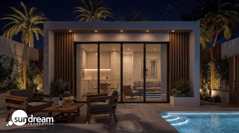 g_43139-29-25 Apartamento turístico de lujo de 1 dormitorio con playa privada en primera línea de Vera Playa-Almería