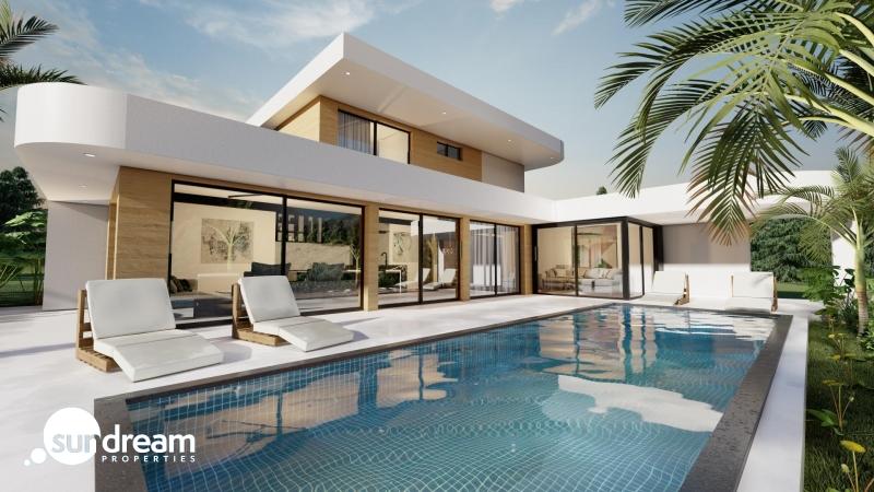g_43188-6-1 Villa de lujo de nueva construcción de 3 dormitorios con vistas al mar y a la montaña – Pedreguer(Alicante)