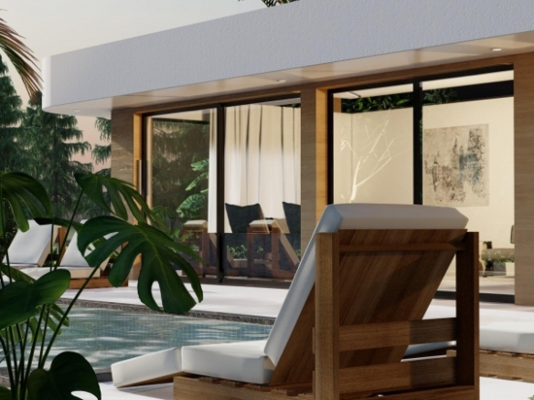 Villa de lujo de nueva construcción de 3 dormitorios con vistas al mar y a la montaña – Pedreguer(Alicante)