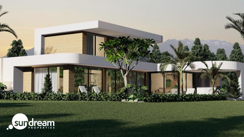 g_43188-6-7 Villa de lujo de nueva construcción de 3 dormitorios con vistas al mar y a la montaña – Pedreguer(Alicante)