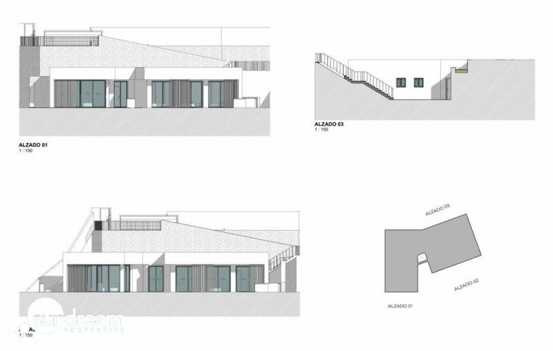 Exclusiva villa de una planta con 3 dormitorios y  piscina privada en parcela de 1.000 m2 en Pedreguer(Alicante)