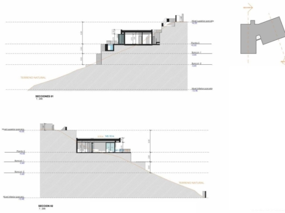 Exclusiva villa de una planta con 3 dormitorios y  piscina privada en parcela de 1.000 m2 en Pedreguer(Alicante)