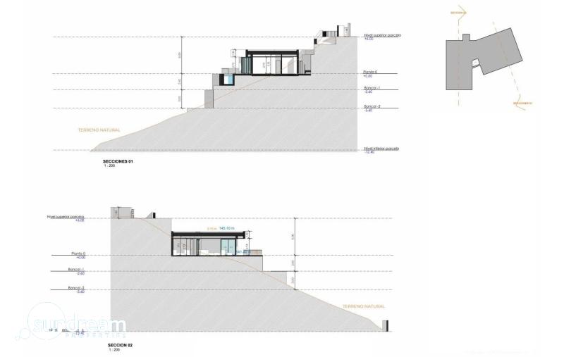 Exclusiva villa de una planta con 3 dormitorios y  piscina privada en parcela de 1.000 m2 en Pedreguer(Alicante)