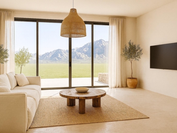 Exclusiva villa de una planta con 3 dormitorios y  piscina privada en parcela de 1.000 m2 en Pedreguer(Alicante)
