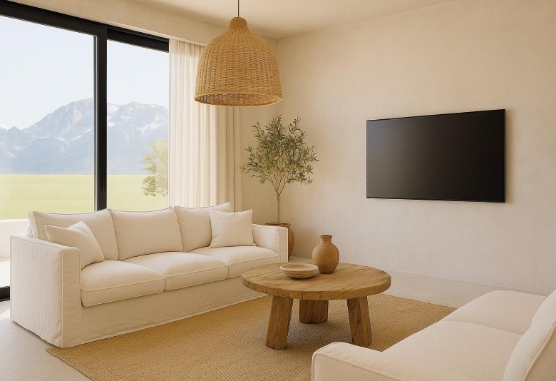Exclusiva villa de una planta con 3 dormitorios y  piscina privada en parcela de 1.000 m2 en Pedreguer(Alicante)
