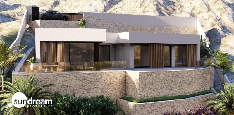 g_43209-4-9 Exclusiva villa de una planta con 3 dormitorios y piscina privada en parcela de 1.000 m2 en Pedreguer(Alicante)