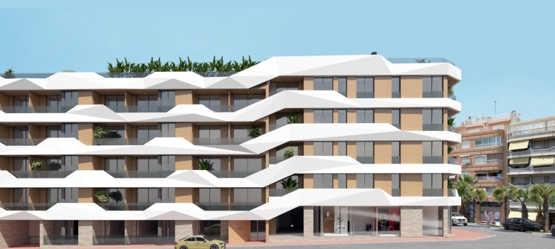 Ático en venta obra nueva con piscina en Guardamar