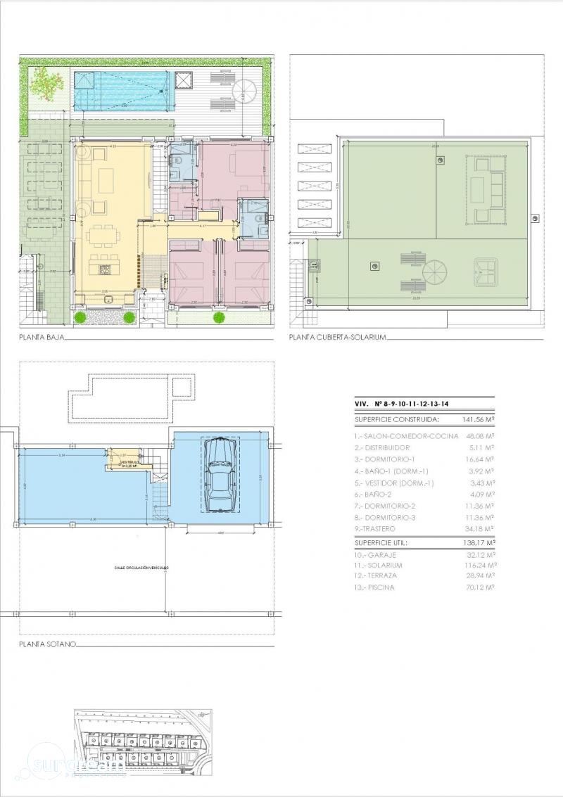 g_39380-14-37 Villas de obra nueva en venta con piscina Torrevieja
