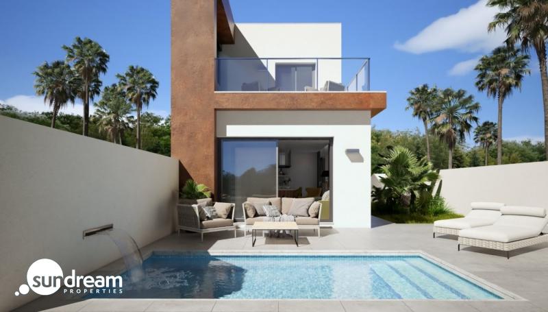 PAREADOS DE NUEVA CONSTRUCCIÓN DE 3 DORMITORIOS CON PISCINA EN DAYA NUEVA(ALICANTE)