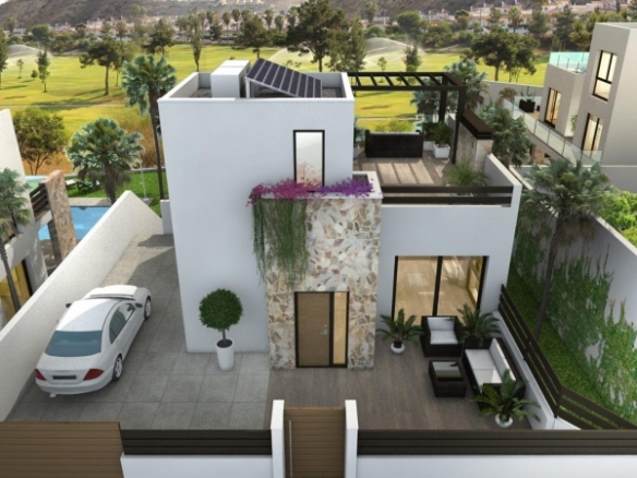 La Marquesa Golf – Villas en Primera Linea con 4 Dormitorios y 4 Baños.