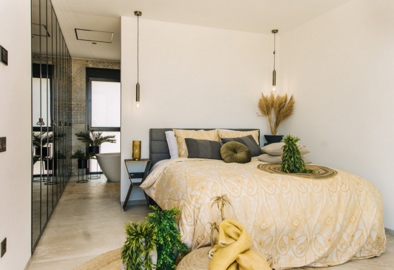 Villa moderna de 3 dormitorios con vistas a Guardamar y al mar.