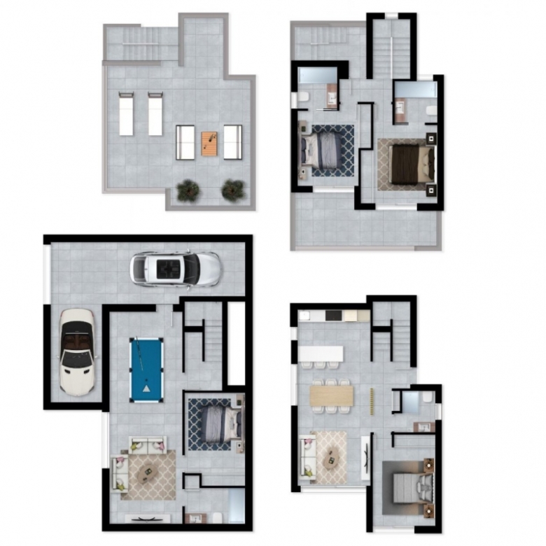 VILLAS DE OBRA NUEVA EN LA NUCIA