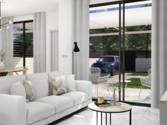 PRECIOSOS ADOSADOS DE 3 DORMITORIOS CON PISCINA Y SOLARIUM EN ROJALES