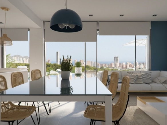 AMPLIOS APARTAMENTOS CON INCREÍBLES VISTAS EN FINESTRAT