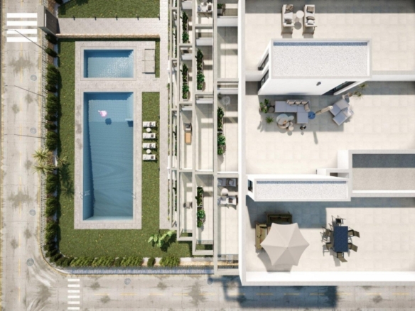 Apartamento en primera planta de  3 dormitorios en Mar de Cristal(Cartagena)