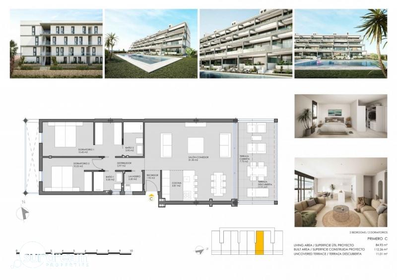 g_39606-15-30 Apartamento de 2 dormitorios en segunda planta en Mar de Cristal(Cartagena)