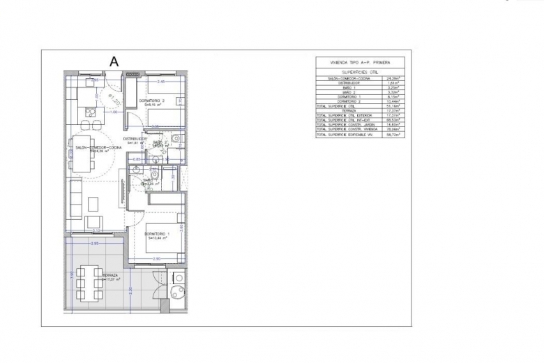 APARTAMENTO DE 2 DORM. EN PLANTA BAJA DE NUEVA CONSTRUCCIÓN EN TORREVIEJA A SOLO 700M DE LA PLAYA
