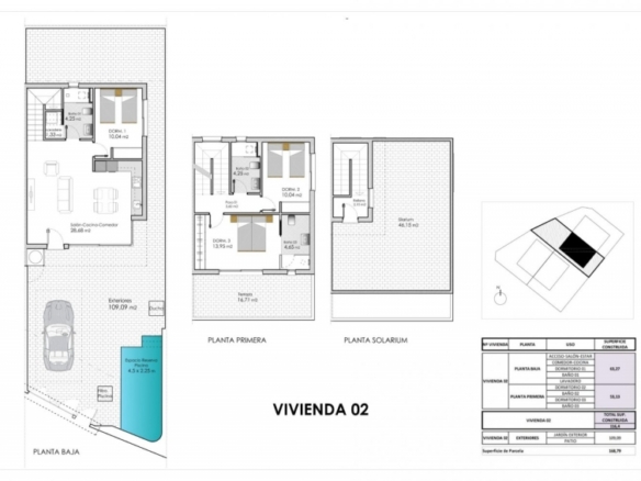 VILLA PAREADA DE NUEVA CONSTRUCCIÓN EN PILAR DE LA HORADADA