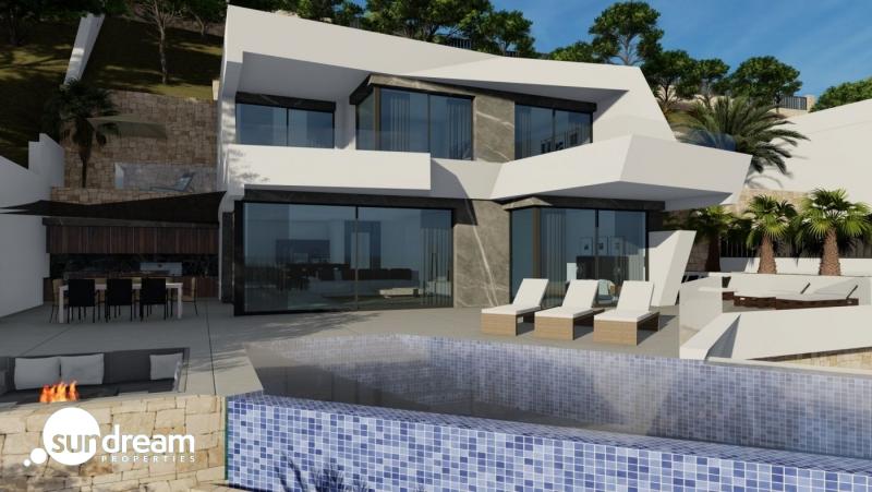 g_39691-1-1 VILLA DE LUJO DE OBRA NUEVA CON VISTAS ESPECTACULARES EN CALPE.