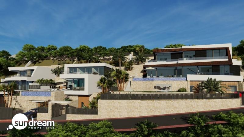VILLA DE LUJO DE OBRA NUEVA CON VISTAS ESPECTACULARES EN CALPE.