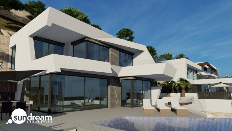 VILLA DE LUJO DE OBRA NUEVA CON VISTAS ESPECTACULARES EN CALPE.