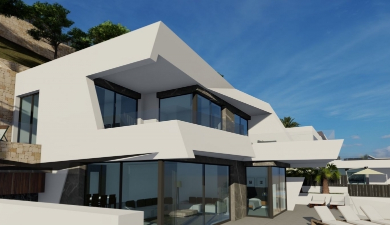 VILLA DE LUJO DE OBRA NUEVA CON VISTAS ESPECTACULARES EN CALPE.