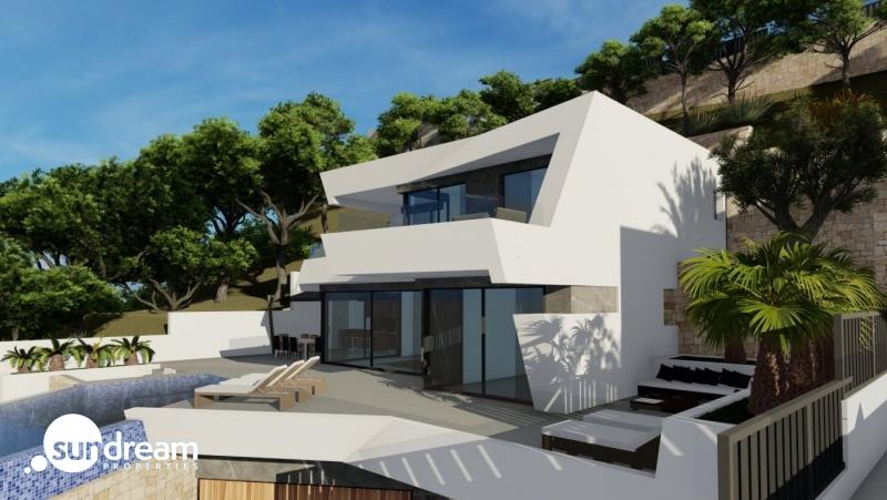 VILLA DE LUJO DE OBRA NUEVA CON VISTAS ESPECTACULARES EN CALPE.