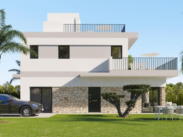 VILLA INDEPENDIENTE CON SÓTANO DE NUEVA CONSTRUCCIÓN EN SAN MIGUEL DE SALINAS