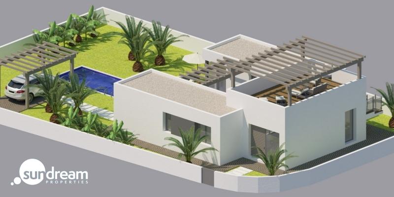 VILLA INDEPENDIENTE EN UNA SOLA PLANTA DE NUEVA CONSTRUCCIÓN EN BENIJOFAR(ALICANTE)
