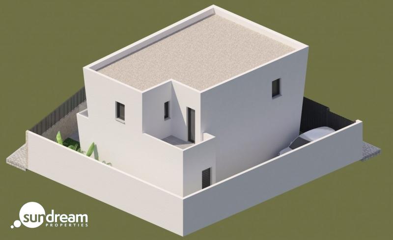 VILLA NUEVA INDEPENDIENTE DE ESTILO MODERNO CON 3 DORM. EN BENIJOFAR(ALICANTE).
