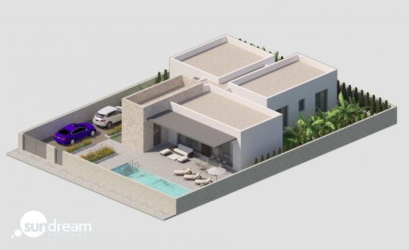 g_39721-3-3 FANTÁSTICA VILLA DE UNA SOLA PLANTA DE 3 DORM.DE NUEVA CONSTRUCCIÓN EN BENIJÓFAR(ALICANTE)