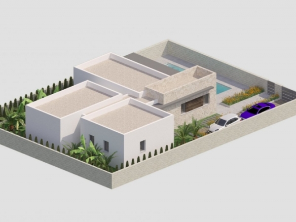 FANTÁSTICA VILLA DE UNA SOLA PLANTA DE 3 DORM.DE NUEVA CONSTRUCCIÓN EN BENIJÓFAR(ALICANTE)