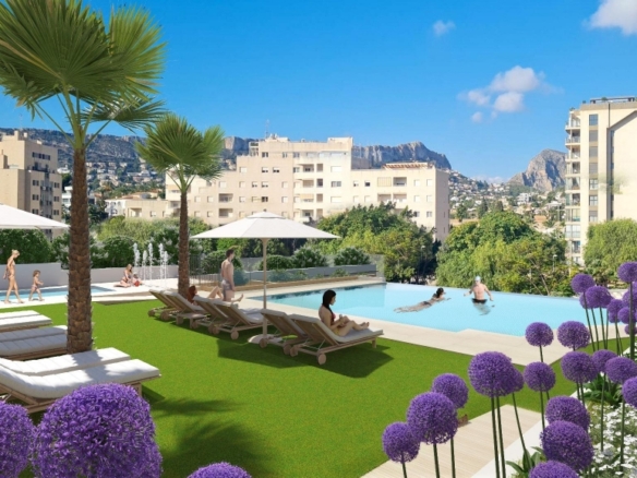 APARTAMENTO  DE NUEVA CONSTRUCCIÓN DE 2 DORM. A SOLO 600 M DE LA PLAYA EN CALPE.