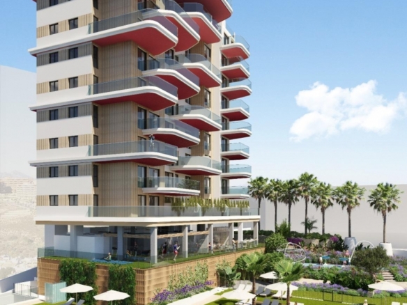 APARTAMENTO  DE NUEVA CONSTRUCCIÓN DE 2 DORM. A SOLO 600 M DE LA PLAYA EN CALPE.